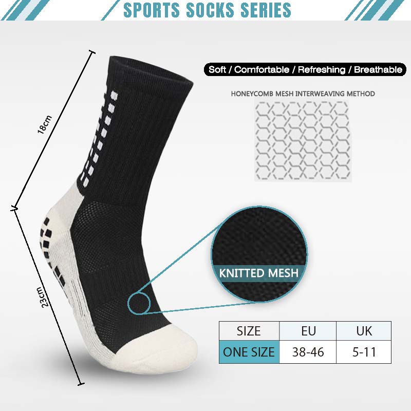 VIVALLY - Anti-Rutsch Socken Schwarz